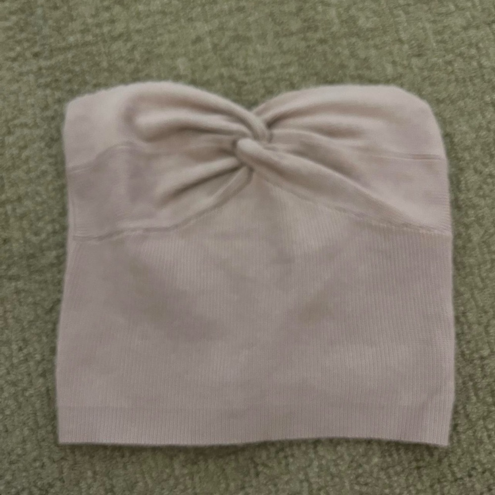 Amazon boutique knit top strapless small